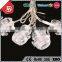 TZFEITIAN OEM/ODM red color Santa Claus christmas cluster lights