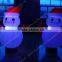 Backyard Christmas decoration inflatable lighting snowman