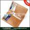 High quality retro genuine cowhide leather men credit/ID card holder,multifunction bifold leather card holder/wallet