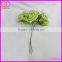 wholesale green color 8cm size rose eva foam flower with stem