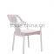 Kinked Iron Frame Dinning Chair With PU High Bouncy Sponge and Iron Legs