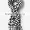 100% wool fashion classical houndstooth long scarfs with tassel 2016