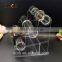 free standing custom clear acrylic jewelry display stand