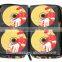 Fashion 64 Capacity Leopard Grain PU Leather Cover CD DVD Bag CD DVD Storage Bag Car Disc Case