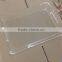 acrylic lucite clear serving trays with handles