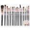 15PCS MAKEUP TOOL BRUSHES SET KIT EYESHADOW MASCARA LIP EYEBROW BEAUTY BRUSH