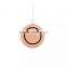 Portable 3 Coils universal power qI wireless charger manufacture thin round wood Charging Pad for iphone samsung Wireless Charge