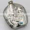 6 Ounces Ghost Patented Laser Welding Mirror Hip Flask Of Wine Cheap Wine Bottles