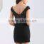 Glamour embroidered beaded elegant backless evening dress galaxy sequins bridesmaid dress mini skirt wedding dress
