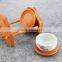 Tea Round Bamboo Wood Trivet Coaster Placemat Tool Set with Holder Rack