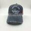 cutomized fashion embroidery hard wash worn out mesh cap