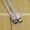 Newest noodle flat micro usb cable colorful multi cable type c to type c