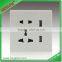 Hot Sale ABS material USB socket 5pin multi function socket with 2USB 2.1A