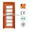 Glass Wooden PVC bathroom door design