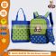 2015 OEM custom printed school backpack wholesale set bags