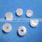 AAA Rose Color Quartz Smooth Handmade Big Hole Tyre Beads