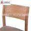 Square antique wooden dining table