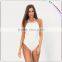 Black With White Tankinis Swimwear