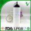 LDPE cylinder squeez empty 1L plastic dropper bottles for sauces