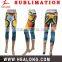 OEM custom printed leggings, fashion breathable sublimation women yoga Seamless bulk leggings