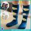 2015 100% cotton school girls baby knee high socks custom mid calf socks