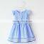 Chinese Factory Direct Wholesale All Cotton Kids Summer Short Sleeves Dress Princess Girl Dress
