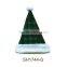 2016 New lattice christmas hats for promotion