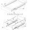 Side Mounted Type Hidden Drawer Slide Rail for Cabinet