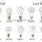 G45 SMD2835 3W Plastic with Aluminum Inside Leds Warm White Natural White Cool White