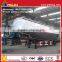 Tri-axle dry bulk cement tanker , cement bulker truck trailers with air compressor