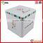 round corner stamping small sewing tin box