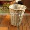100%Handmade Plastic Lined Grey Wicker Baskets for Plants Wicker Flower Plant Pot
