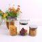 transparent borosilicate glass storage jar