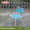 modern garden mesh fabric chair plastic wooden arm chair