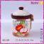 Ceramic Kitchen Coffee Canister With Wood Spoon