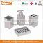 6pcs Round Stainless Steel Bathroom Set