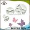 NBRSC Biscuit Mould Cutter Butterfly Baking Mould Plunger Cookie Cutter