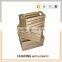 Fancy style supermarket wooden storage basket