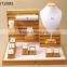 China exhibitor organizer for shop counter and store window leather jewelry display set