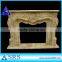 China carved marble fireplace