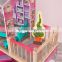 Best design big size kids wooden elegant doll house set with furniture W06A227
