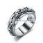 Fashion Jewelry Brass / S925 Cool Punk Retro Style Personalized Devil Skull Ring for Men