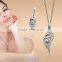 Designer CZ studded 925 Silver Plated Pendantset