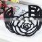 Preety black rose hollow jewelry bangles for girls