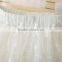 Chlidren Lace Trim Pleated Embroidered Short Skirts Of Wide Out Lined