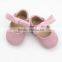 2017 Fashion pink color Shoes Soft Leather Baby Shoes Girls