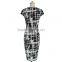 Women milk silk with up hip dresses