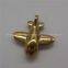 Creative Metal Key Chain Airplane Shape Key Ring