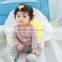 B22455A New Autumn style Sweet Baby Girl thin coat pure color cotton coat