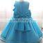 Lastest 1 year old girls birthday dress bow tie design tulle girls party dresses